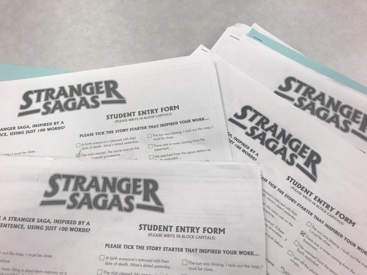 themrsfoulks's tweet photo. Stranger Sagas are on their way! @YoungWritersUSA #MTPSPride #MTPSWrites #ThompsonMSpride https://t.co/3UW9FVdCht