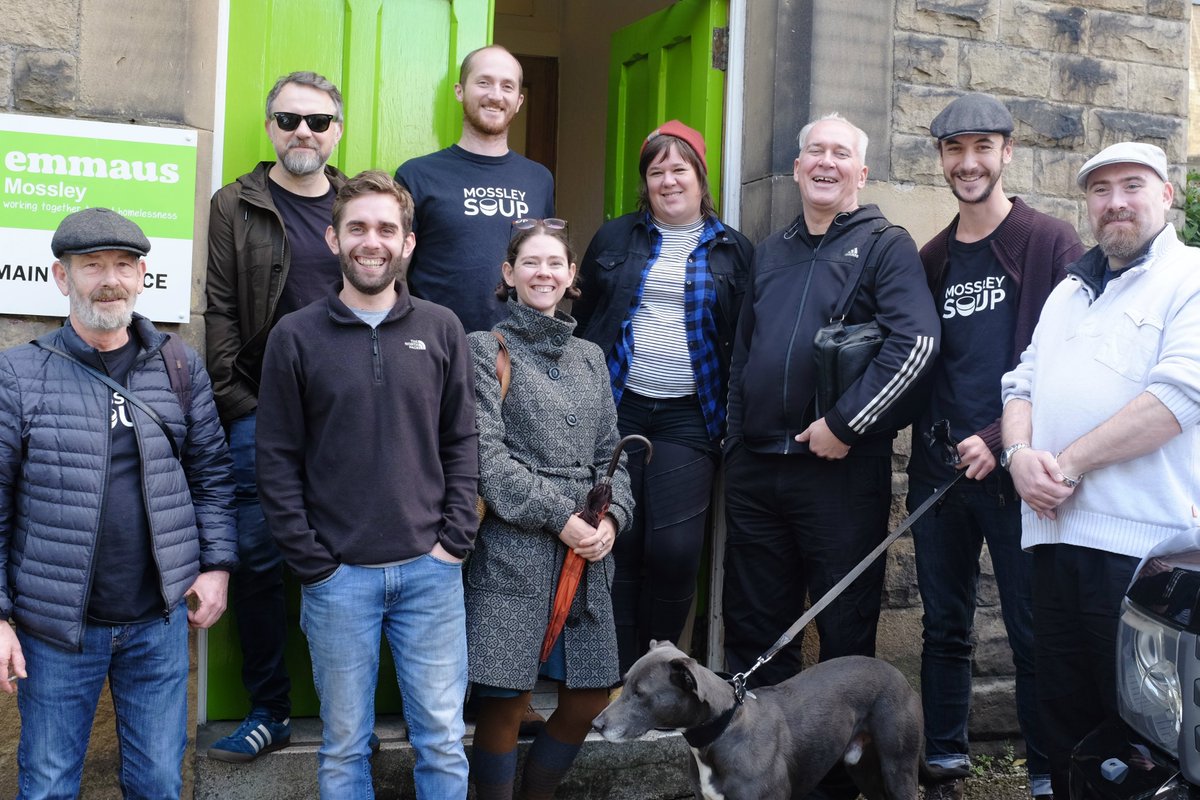 A great pleasure today to welcome <a href="/amykaherl/">amy kaherl</a>, founder of Detroit SOUP, to #Mossley. After fish, chips and mushy peas, Amy and the #MossleySOUP organisers chatted all things SOUP - sharing knowledge, ideas and plans for a global SOUP network. A truly inspiring afternoon!