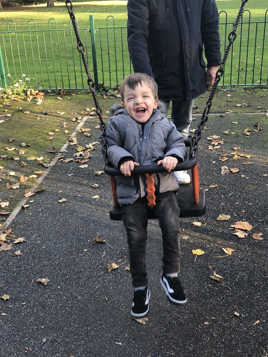 SarahBerry7's tweet photo. Fun at the park with my boy and his grandad. #happymountpark #autumndays #fun #grandad #dad #son #grandson https://t.co/aLG5Yo1brg