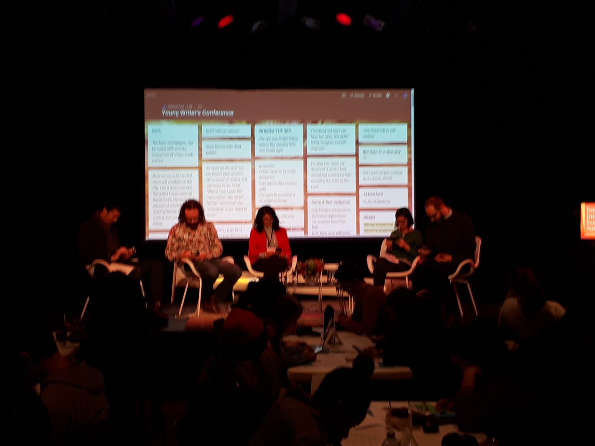 LancerTweet's tweet photo. Authors answer questions via padlet #youngwritersconference #TCTE #TIFA #WritersCraftrocks! https://t.co/vwk9Mo4NDD