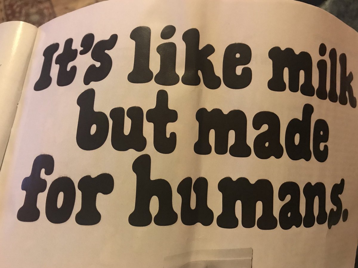 thisladybug's tweet image. Umm @OatlyUK, there is already milk made for humans. It’s from LADIES BOOBS. Quit your jabber