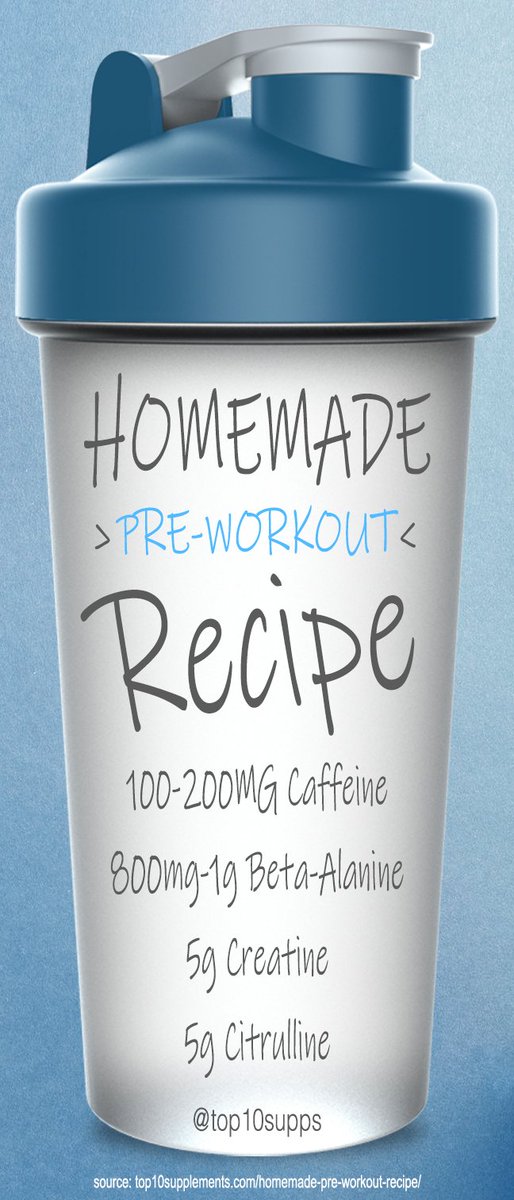 Top10Supps's tweet image. Homemade Pre-Workout Drink Recipe
top10supplements.com/homemade-pre-w…