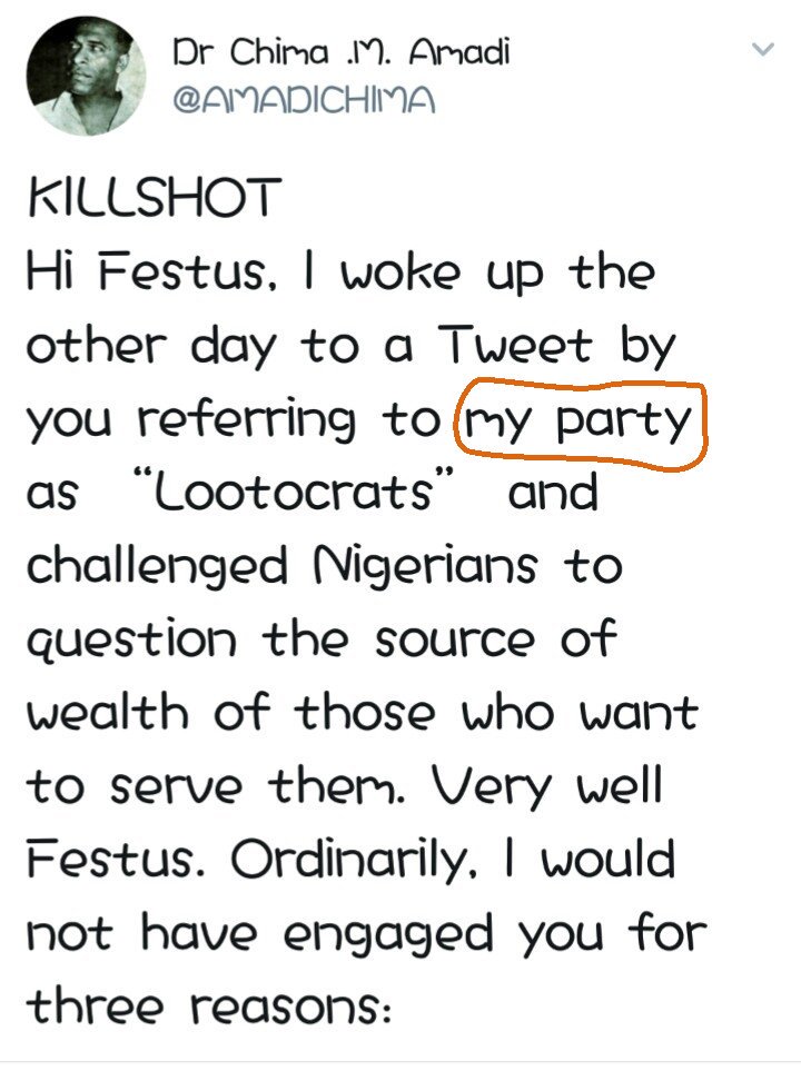 kjelili1's tweet image. Dear @inecnigeria, 

@AMADICHIMA runs Centre for Transparency Advocacy (CTA), an election observer, who has been part of #Electionmonitoring overtime. 

His tweets below clearly shown that he is partisan, as publicly expressed. 

Check next tweet on why CTA should be delisted.