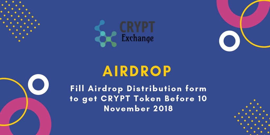 Airdrop Distribution form
please fill this Airdrop distribution form to receive your Airdrop tokens 
cryptexchange.typeform.com/to/p4Jtcb