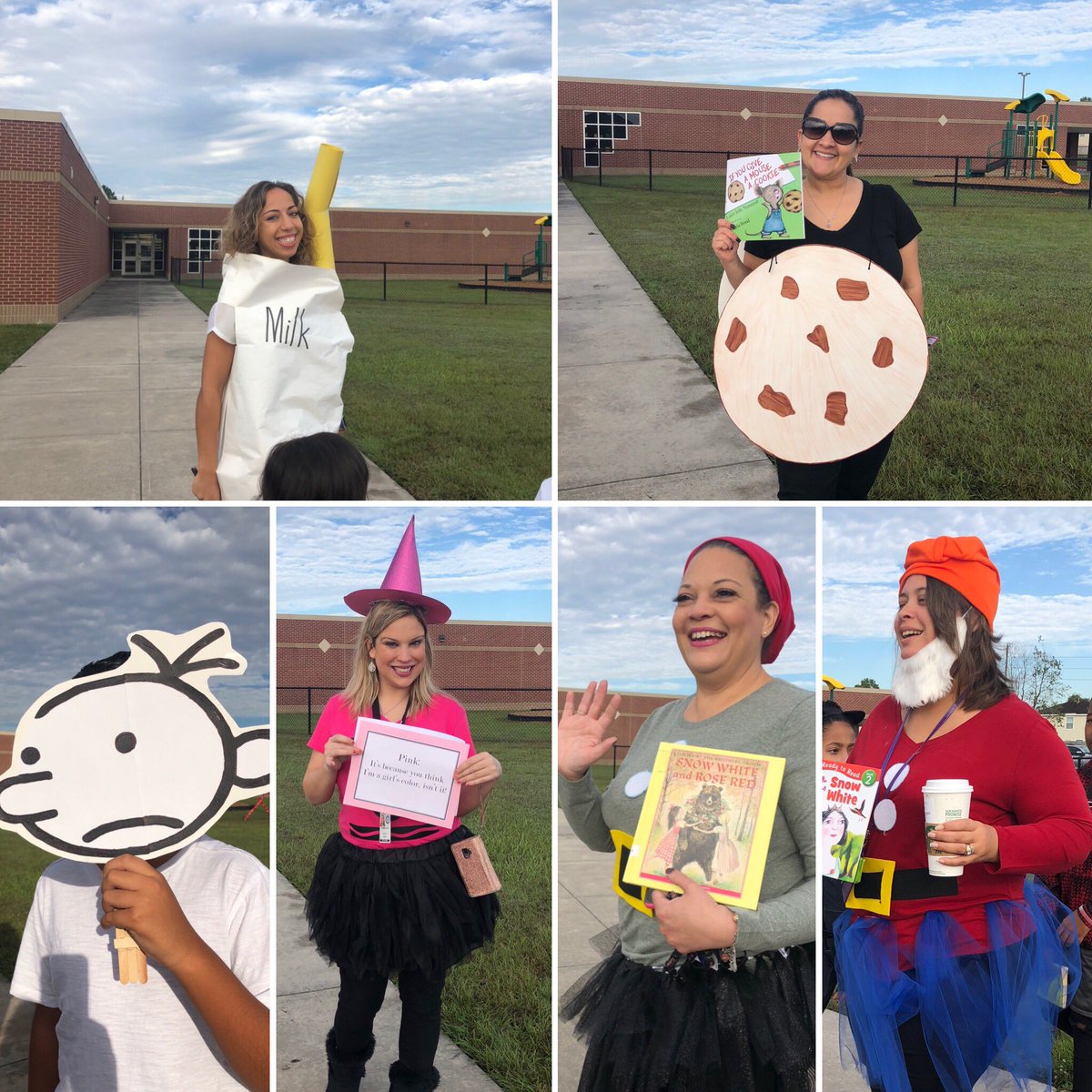 Such fun times at the Character Book Parade this morning. Great job teachers! Awesome job kids! <a href="/HumbleISD_RPE/">River Pines Elementary</a> @Principal_RPE