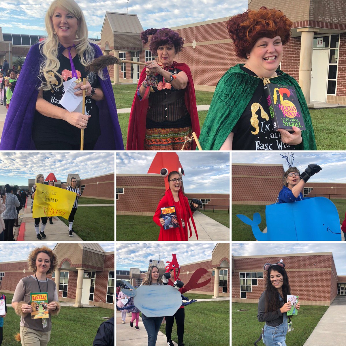 RpePto's tweet photo. Such fun times at the Character Book Parade this morning. Great job teachers! Awesome job kids! @HumbleISD_RPE @Principal_RPE https://t.co/NrtaUMz49g