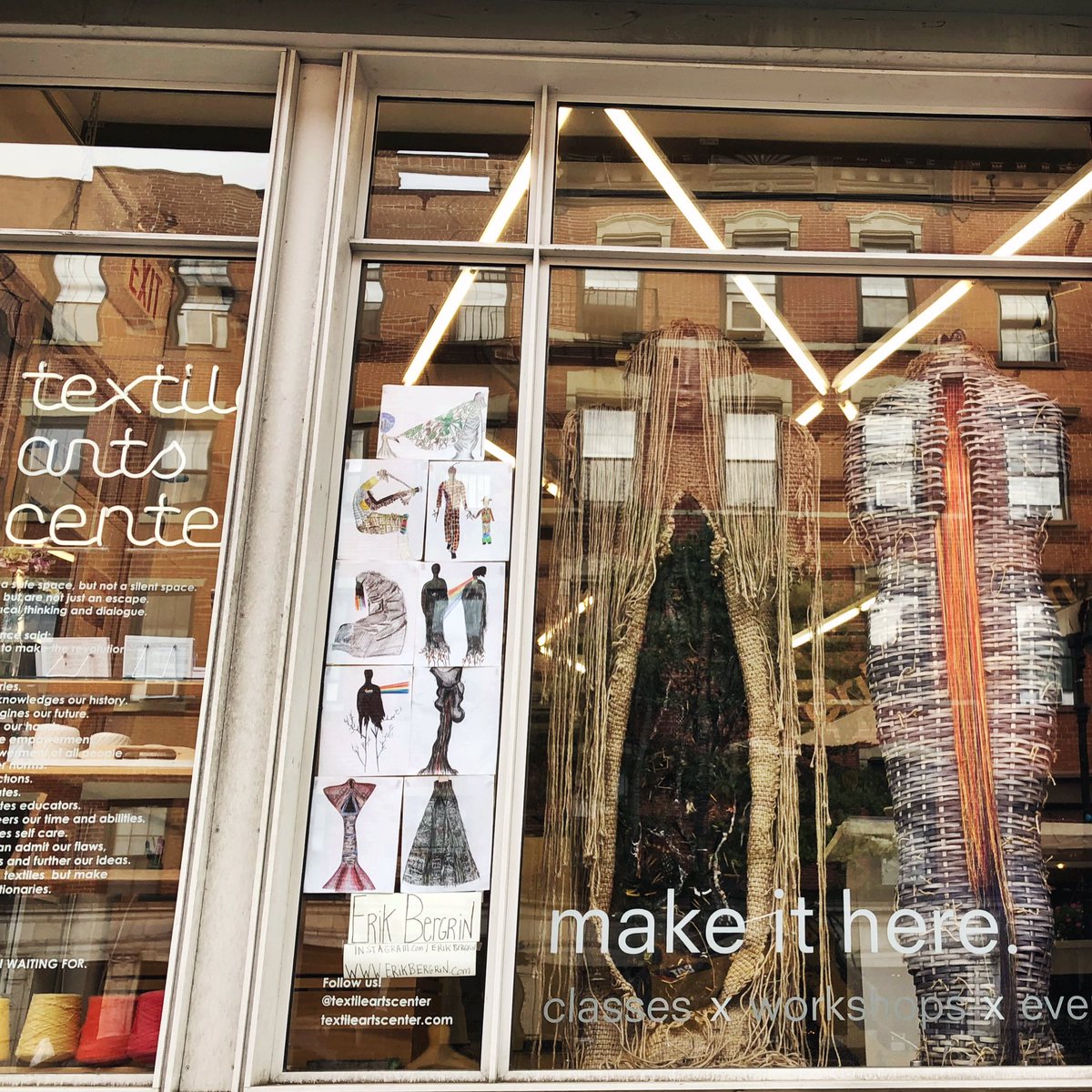 If you haven’t stopped by our Manhattan studio to check out the work of our October #WIPresidency artist, #ErikBergrin, be sure to visit tomorrow (Saturday) during Artist Open Hours, from 2-5pm! textileartscenter.com/index.php?rout…