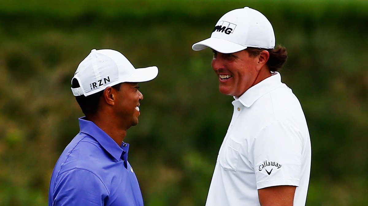 GolfChannel's tweet photo. 'I'll bet you $50 Gs you miss this.'

The side bets in the Tiger/Phil match could get very interesting 😳 https://t.co/hgXgtbm6Pc https://t.co/ioHTq0cmzG