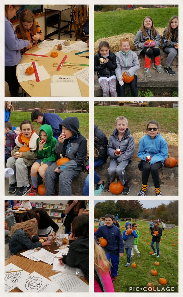 MissDainsBES's tweet photo. Pumpkin Day fun. Pumpkins, apples, and math! See the smiles! https://t.co/njeFGslViv