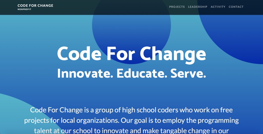 CHSCodeChange's tweet image. New Website! chscodeforchange.wordpress.com/2018/10/26/new…
