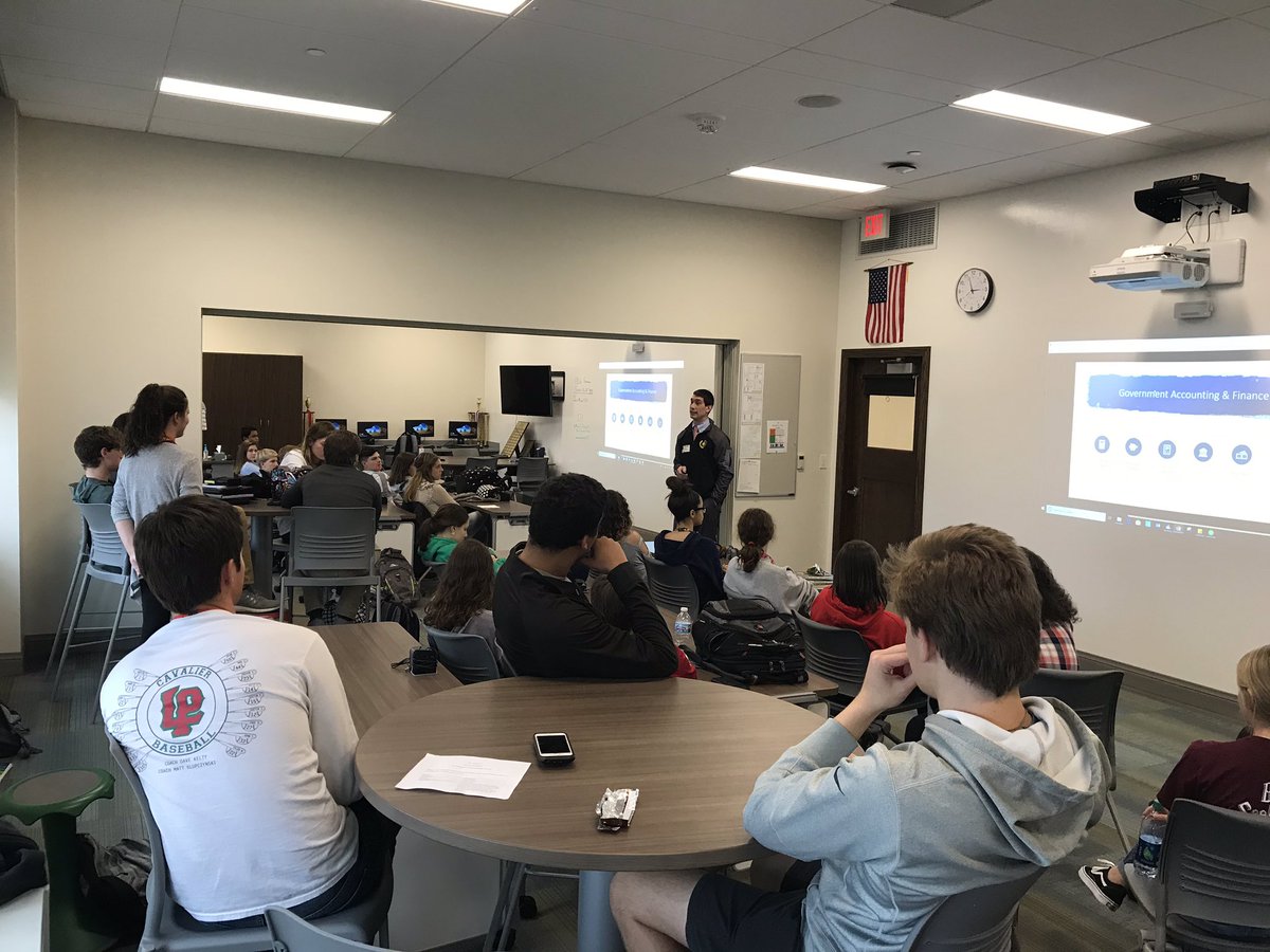 Thank you Justin Miller, who is Finance Officer for the City of Peru, for coming to speak as a part of our Financial Business Series! <a href="/LPHS_Activities/">LP Athletics & Activities</a>