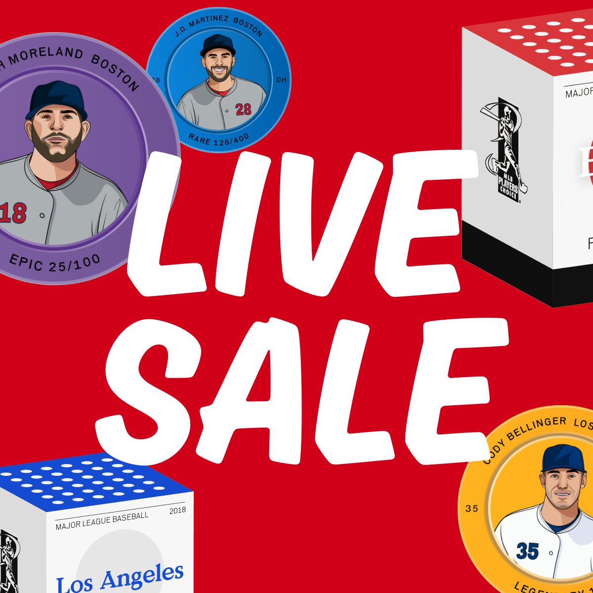 PlayerTokens's tweet photo. Catch the championship fever! Snag one-of-a-kind #PlayerTokens of your favorite @MLBPA and #worldseries stars. Two up for grabs each day! Now you see 'em, now. they're gone! https://t.co/Doju4Zoc7D     #baseball #2018playoffs #mlb https://t.co/VbmGxB4jql