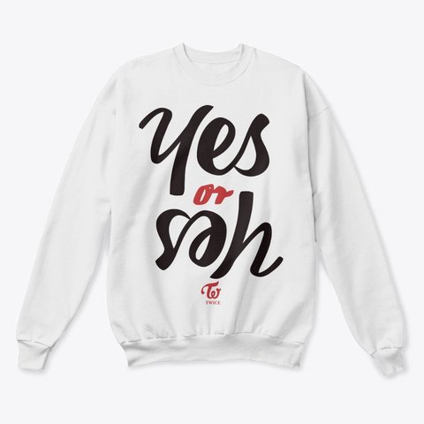 iKpopStore's tweet photo. TWICE "YES or YES" [LIMITED EDITION] T-Shirt, Hoodie, Sweatshirt, phone cases &amp; MORE! Order here: https://t.co/rKFOESurW3 https://t.co/HDlxkc6tDR