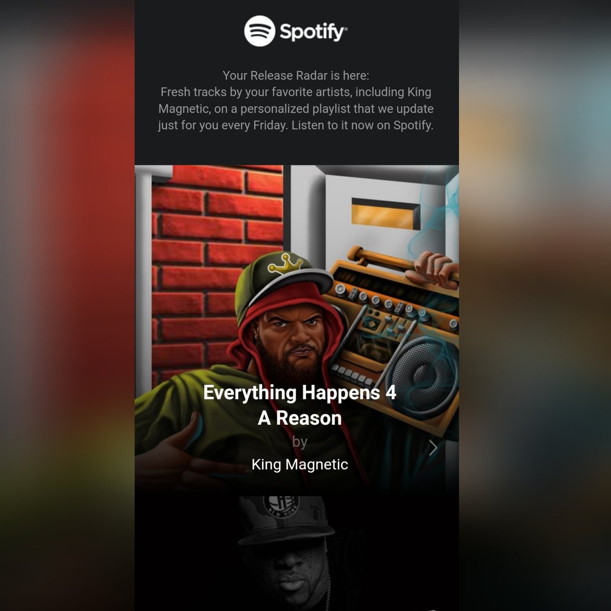 kingmagnetic's tweet image. #everythinghappens4areason #editedversion is now available on @spotify and ALL major platforms!!! 

bit.ly/EH4AREDITED

#kingmagnetic #magmob #hiphop #phillyhiphop #allentown #lyrics2go #armyofthepharaohs #spotify