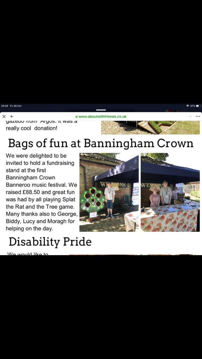 PeggGeorge's tweet photo. I am so happy that @AWFCharity has put Bannaroo in the newsletter because I really enjoyed helping out there as well as listening to live music such as @LibertyPopeyMsc, @WalkwayROCK and @Th3Visitors! #bannaroo #banningham #aboutwithfriends #livemusic #walkway #libertypopey https://t.co/80kJeWJWUI