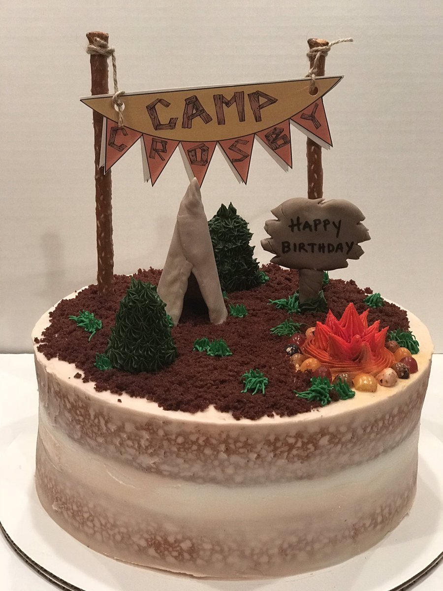 MinisbyMaria's tweet photo. Cute “camp” themed party for a first birthday! #campcrosby #firstbirthday #firstbirthdayparty #firstbirthdaycake #smashcake #camping⛺️ #campcake #customcakes #minisbymaria https://t.co/rvOvrWXLJN