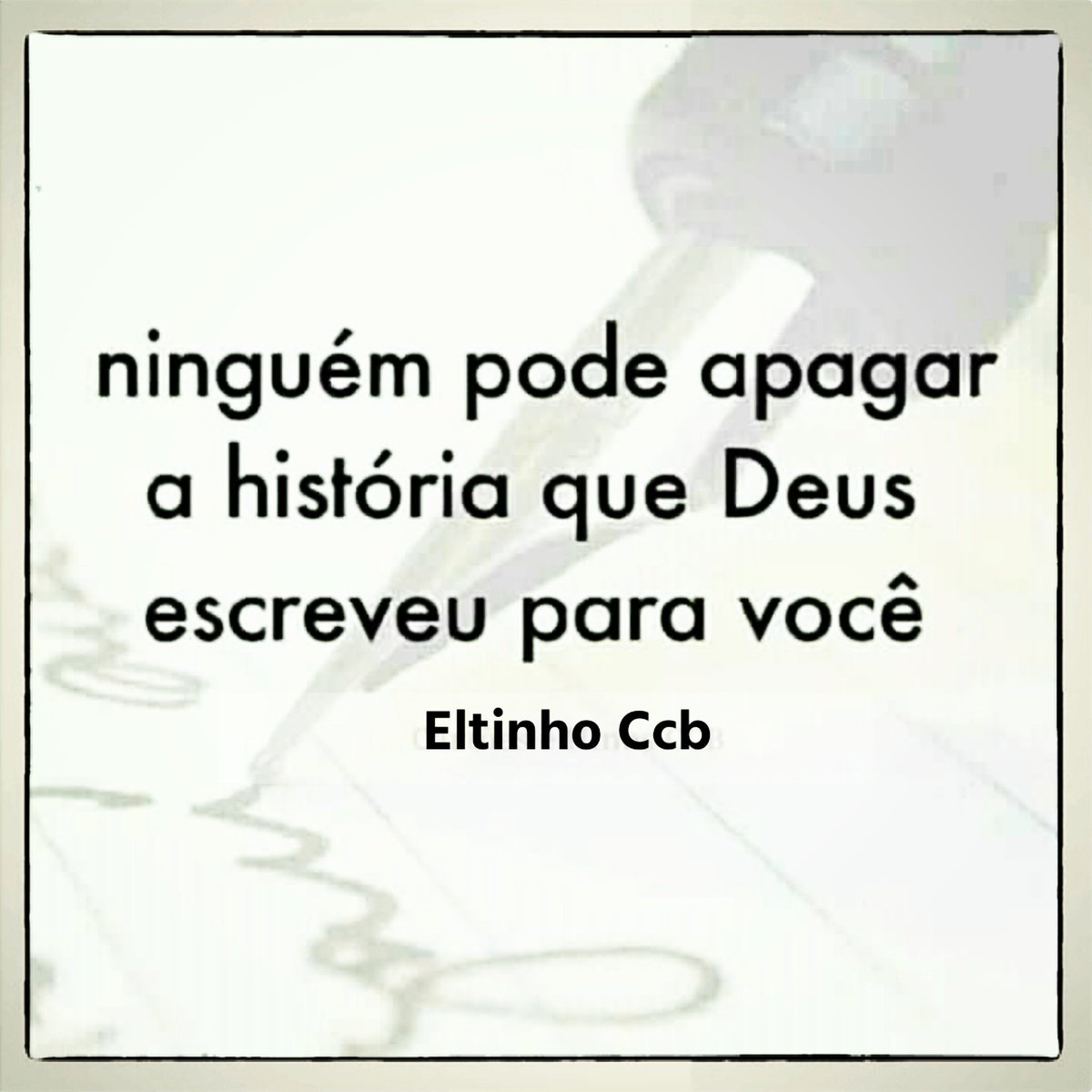 Ninguém consegue derrotar aquele que Deus escolheu pra vencer!

#AdmEltinhoCcb