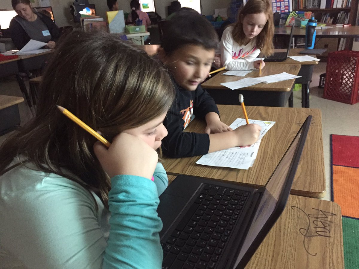 GoodrowKellie's tweet photo. Using Canvas to access research materials today: partners read and took notes on the 5 regions, then shared their favorites with the class.  I love seeing friends come together to make learning fun! #thriveMoore #one @R_M_Moore_Elem #betterwithabuddy https://t.co/hOKEwi7qPB