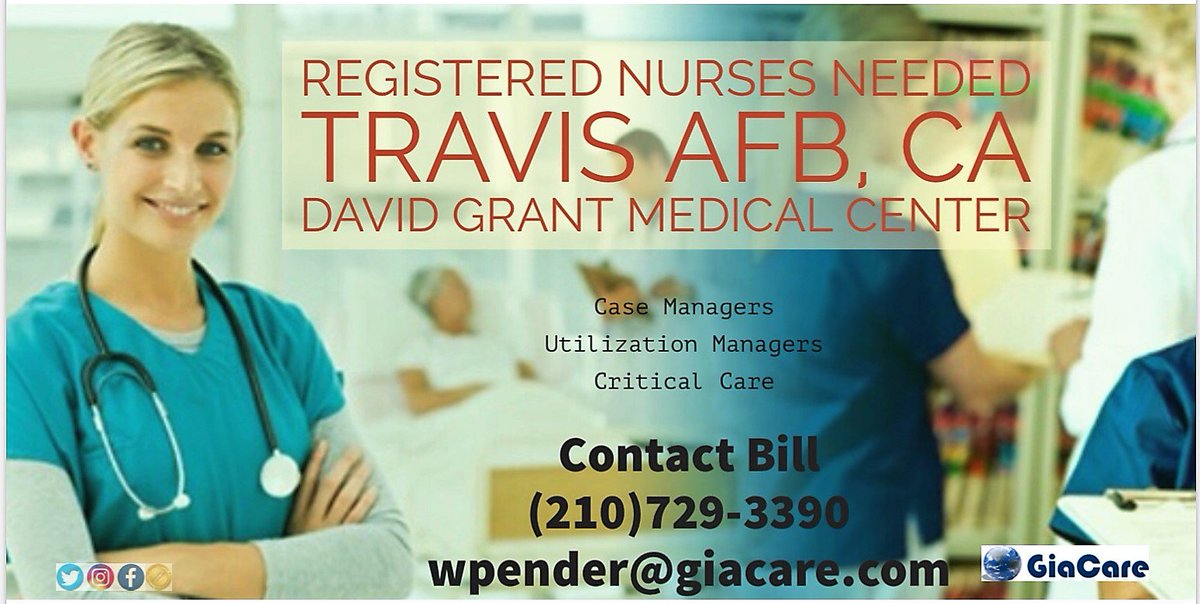 Giacare's tweet photo. Such a Great Opportunity at David Grant Medical Center!! https://t.co/EgJakYd4rn