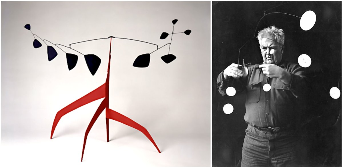 WizartFactory's tweet photo. Artiste des plus innovant du XXème siècle, Alexandre Calder a choisi une approche inédite de dialogue entre le mouvement et le monde. Souvent connu pour ses sculptures et mobiles suspendus, cet inventeur porte un regard neuf et adapte son talent, au rythme du monde qui l’entoure. https://t.co/yckoVzIoxI