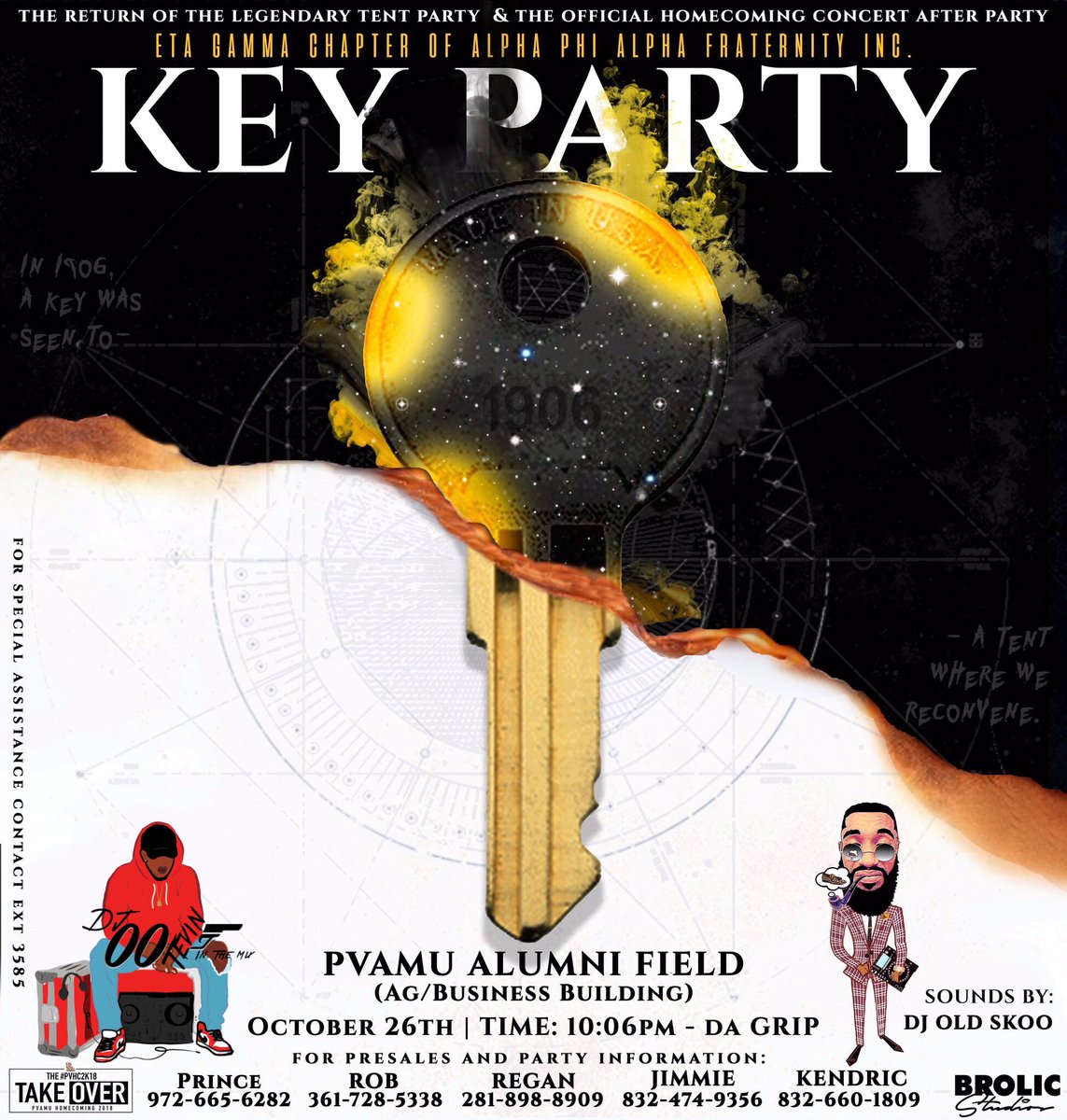 SFADjs's tweet photo. All the DJโs going live tonight we got Dj Sloppy Joe at SFA tonight for #LeadOffV @_JustJordin
DJ Double Oh Tevin at PVAMU for #KeyParty @DoubleOhTevin and
Dj Yams G at TXSU for #DaKhroniK @yamsg_ Turn up Fellas! https://t.co/gL81YBLM54