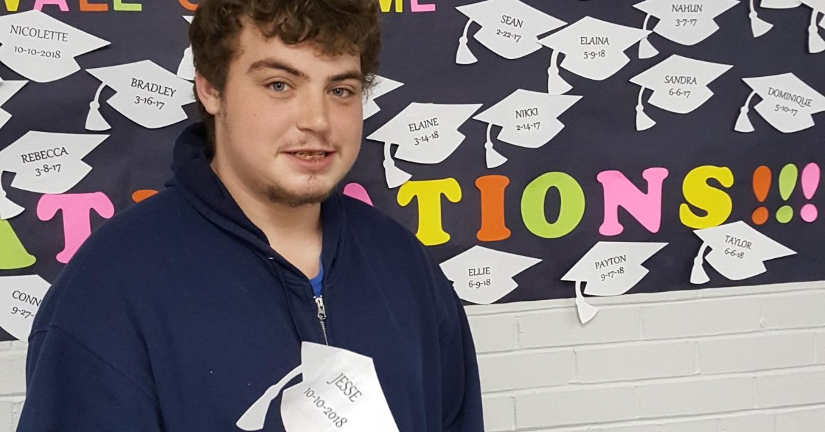 LiteracyPgh's tweet image. Jesse stopped in this week to add his graduation cap to the wall! He is currently looking into automotive training programs. #congrats #HSgraduate #followyourdreams