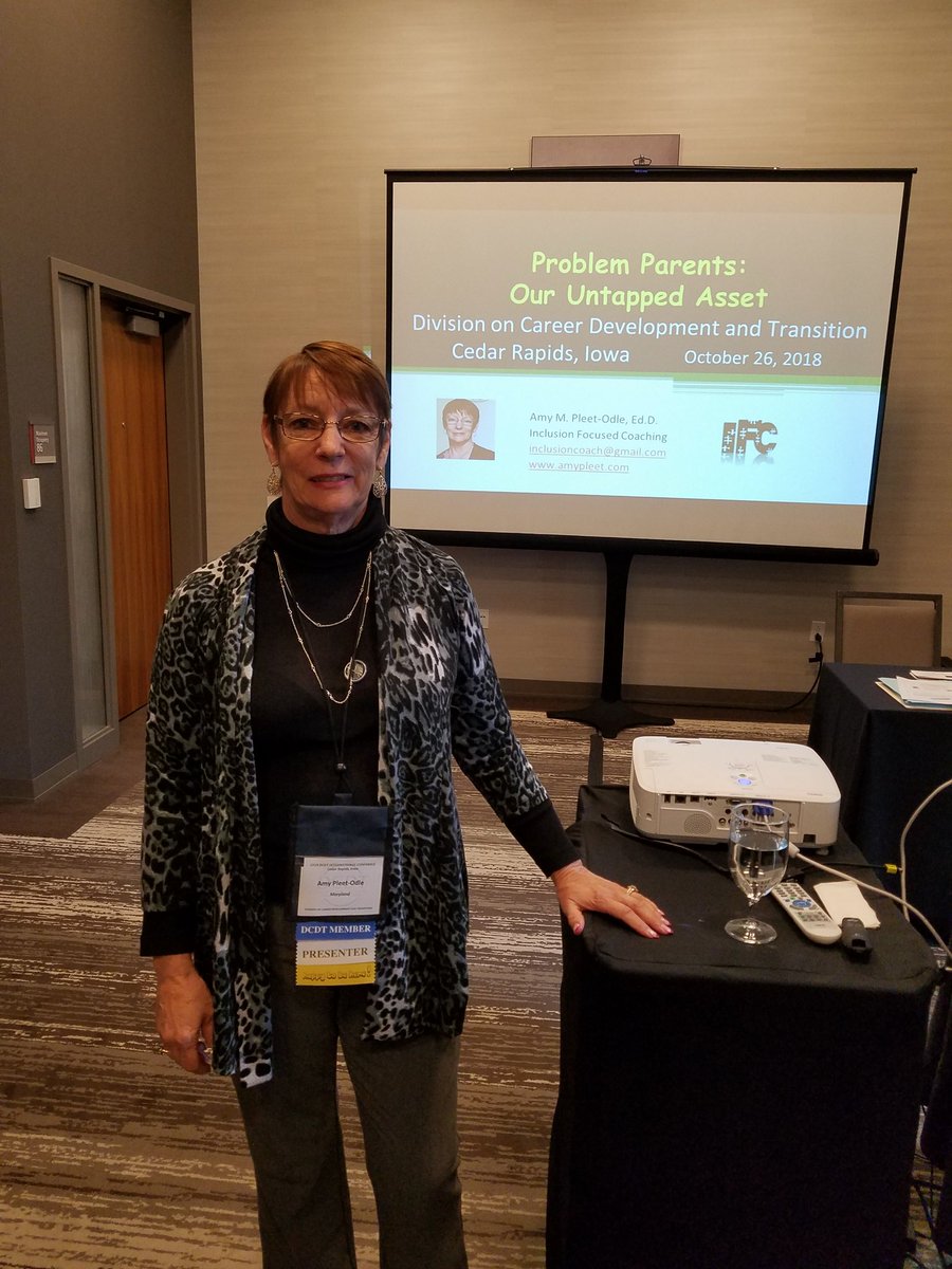 Inclusion_Coach's tweet photo. About to present my new framework for family partnerships and my new Family Partnership Cadre. How do we go from complaining that families are missing to growing partnerships? I'm a bit giddy from the enthusiastic response. Stay tuned! #edchat #dcdt2018 #inclusion https://t.co/Ho97fZKVYX