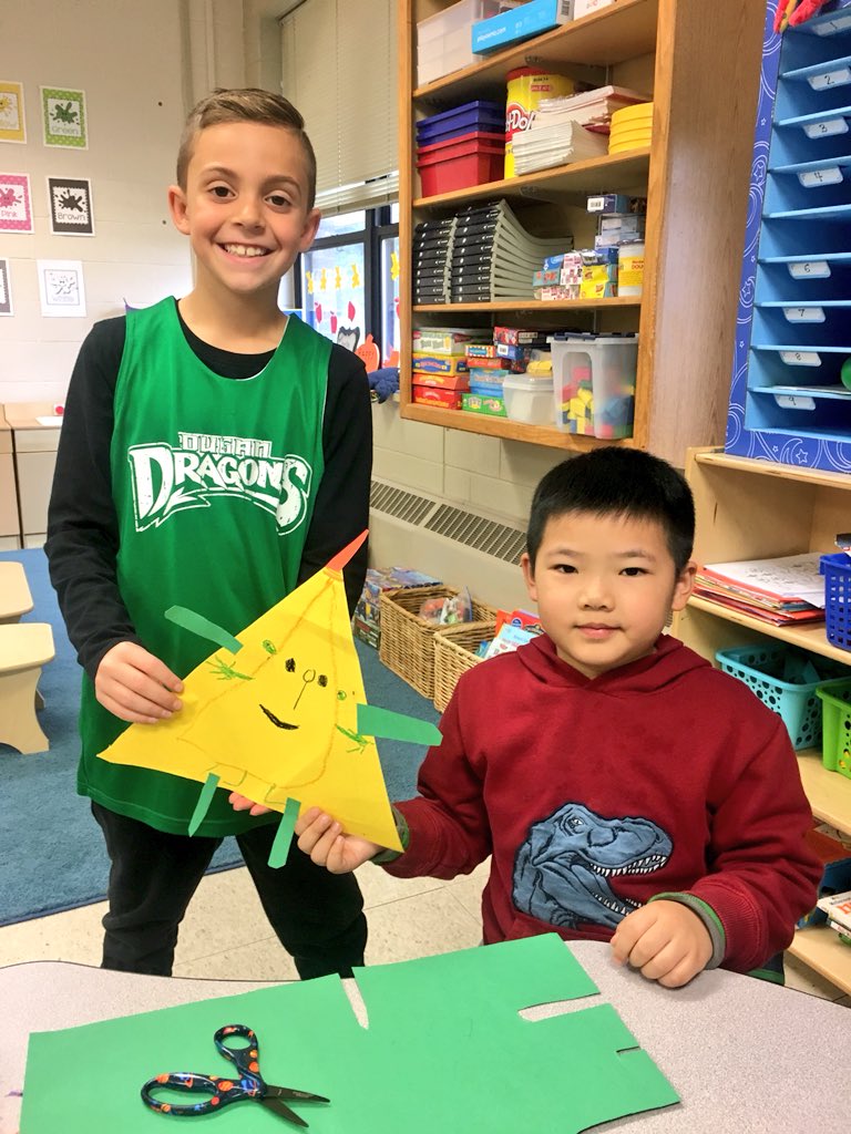 MrsMcGurl's tweet image. So much fun working with our kindergarten #dragonpals to make our own unique Halloween pumpkins! 🎃#Spookley #iteachthird @FJDugan @MTPSNJ