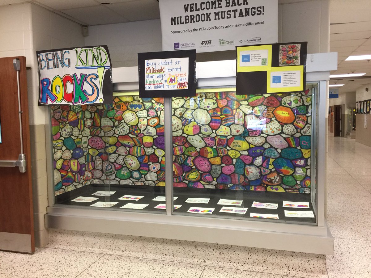 Clare D. Jasper (@claredjasper) on Twitter photo <a href="/MilbrookSchool/">Milbrook Elementary</a> ! Being KIND rocks!! Every student sketched a rock in Art and enlarged it for our school mural to spread kindness!! <a href="/annengorman/">anne gorman</a> <a href="/cbrinkleybcps/">Candace Brinkley</a> <a href="/MilbrookSchool/">Milbrook Elementary</a> ! Being KIND rocks!! Every student sketched a rock in Art and enlarged it for our school mural to spread kindness!! <a href="/annengorman/">anne gorman</a> <a href="/cbrinkleybcps/">Candace Brinkley</a>