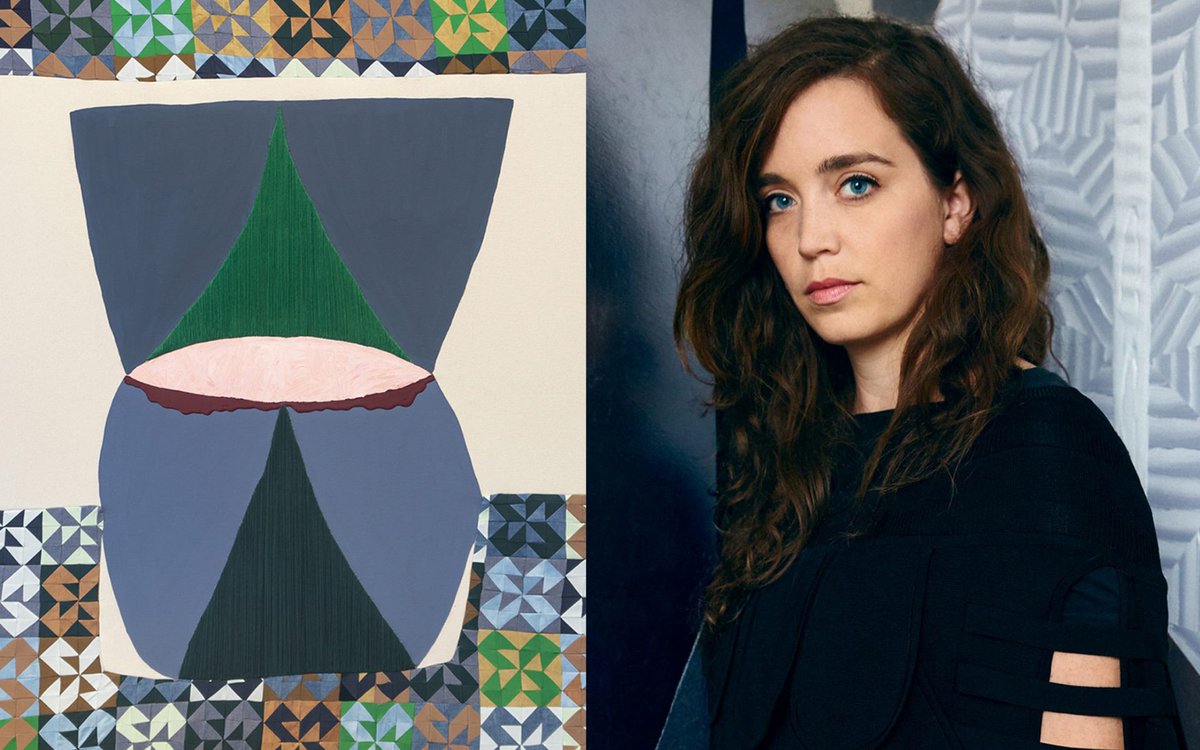 Ruschka's tweet photo. . @GalerieMag spotlights emerging talent @AmandaValdezArt whose recent textile paintings demonstrate a rethinking of traditional techniques. https://t.co/F34CfPgUs5 https://t.co/ybHt6YFgFp