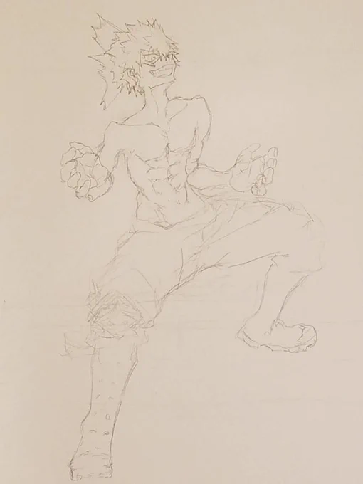 #爆豪勝己 #轟焦凍 下書き    #オリキャラ 