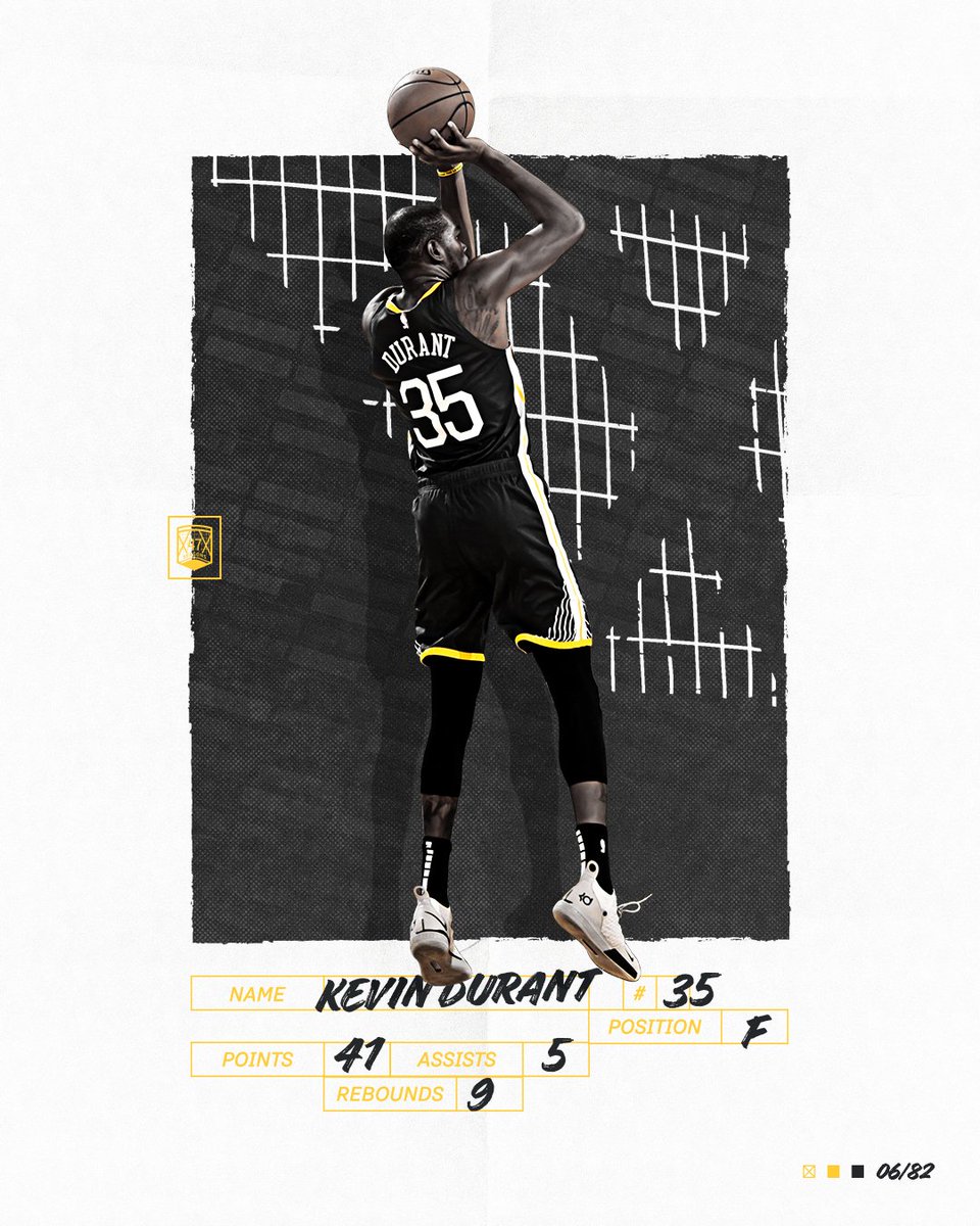 warriors's tweet image. 😱 KD's 25 points in the 4th is a new career high in scoring for any quarter 👏