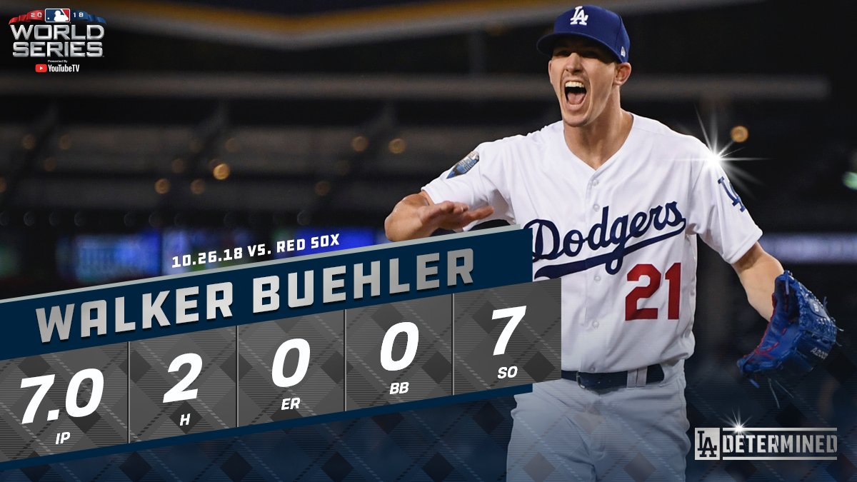 Dodgers's tweet image. Ice in his veins. #WorldSeries