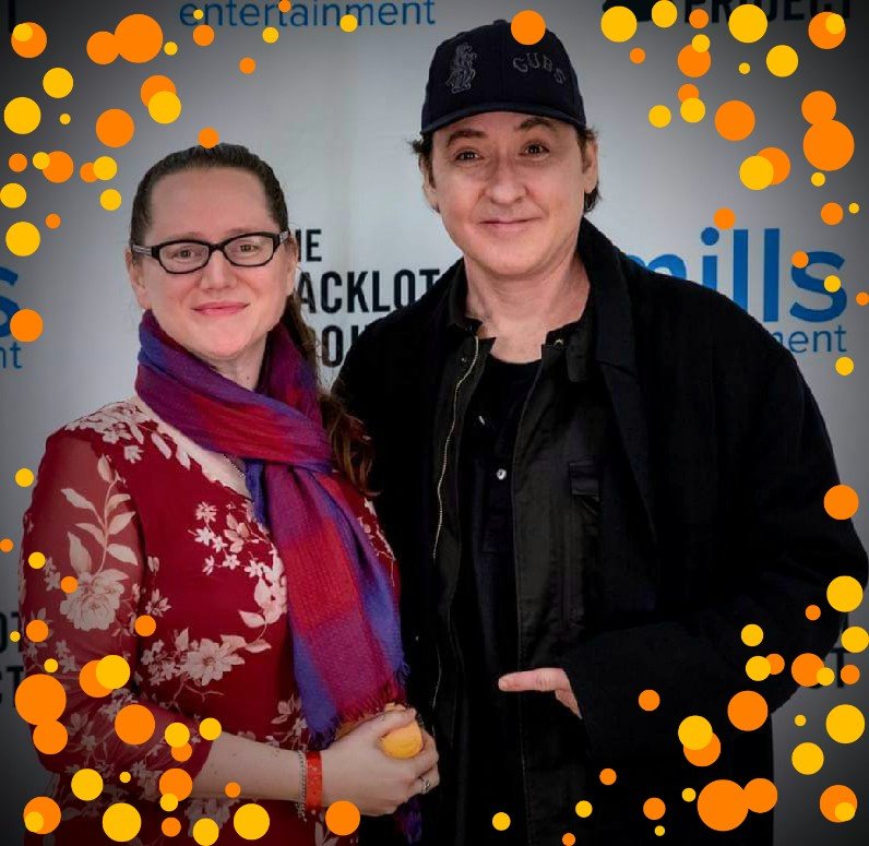BanterMeg's tweet photo. @johncusack was so smart, eloquent, quick-witted &amp; kind to  Baltimore during the Say Anything @BacklotProject event. Enjoy the Trump Stress Ball from @TheAVAM! We fist-bumped in cheers &amp; I skipped back to my car!😎🤜🍿#johncusack #sayanythinglive  #cloud9 #activism #resist #vote https://t.co/6Hc6Y1YTw8