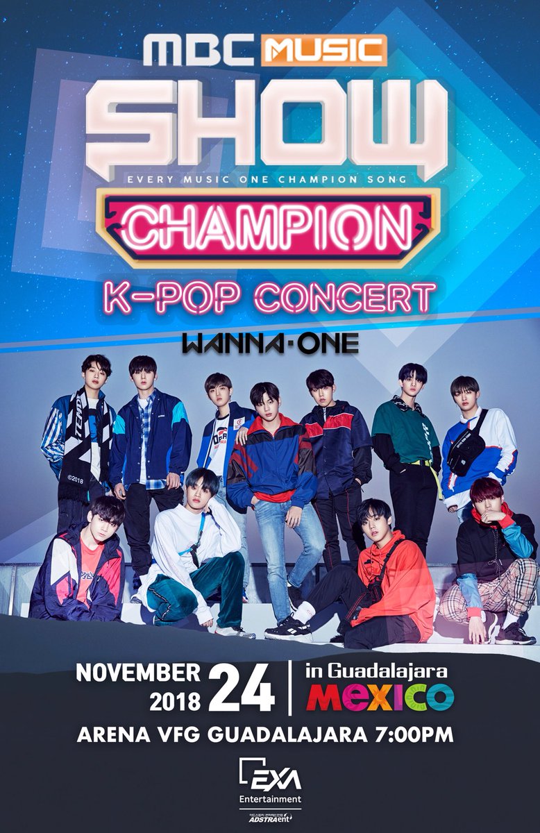 kangnielism's tweet photo. Guys remember Wanna One is coming to Mexico for a Show Champion! Is one of our last chances to support them on their overseas activities, also coming to Mexico is not expensive!
#WannaOneinMexico https://t.co/vKp0LUztij