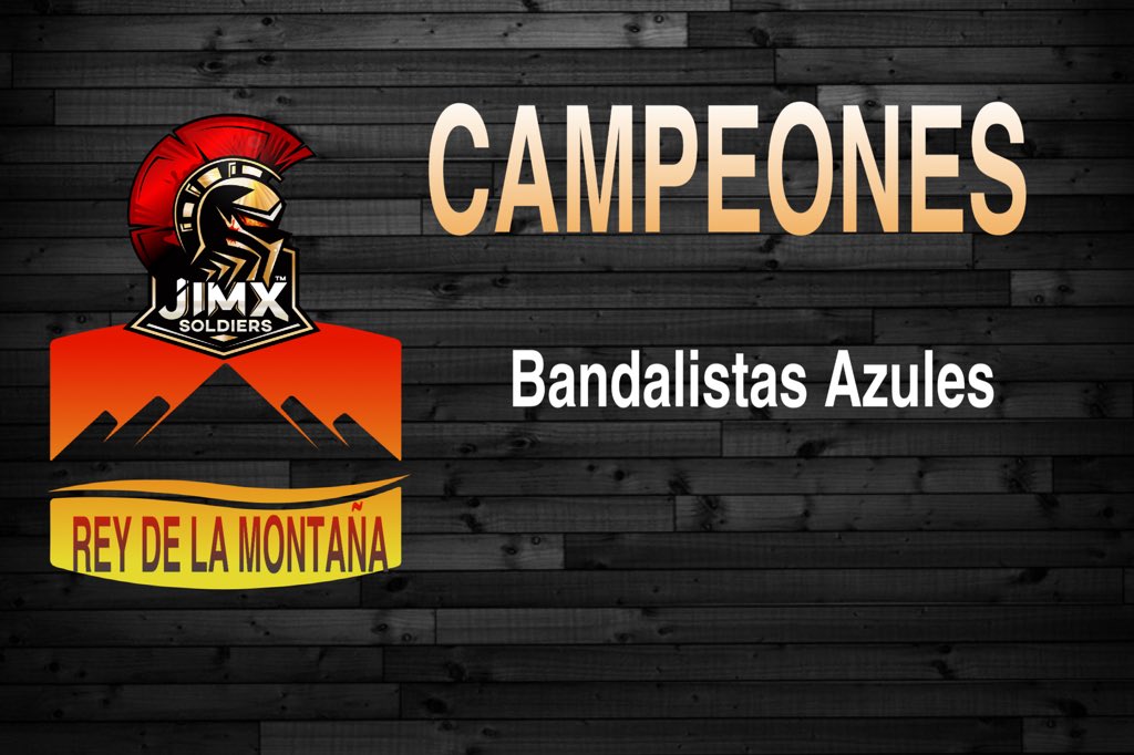 En un partido sin precedentes El equipo Bandalistas Azules se hizo Campeón de la etapa 2 del Rey de la Montaña.
Han ganado premios y ahora les espera un partido épico en un evento especial en donde presentaremos a nuestro equipo oficial.

Atentos a más noticias 😱