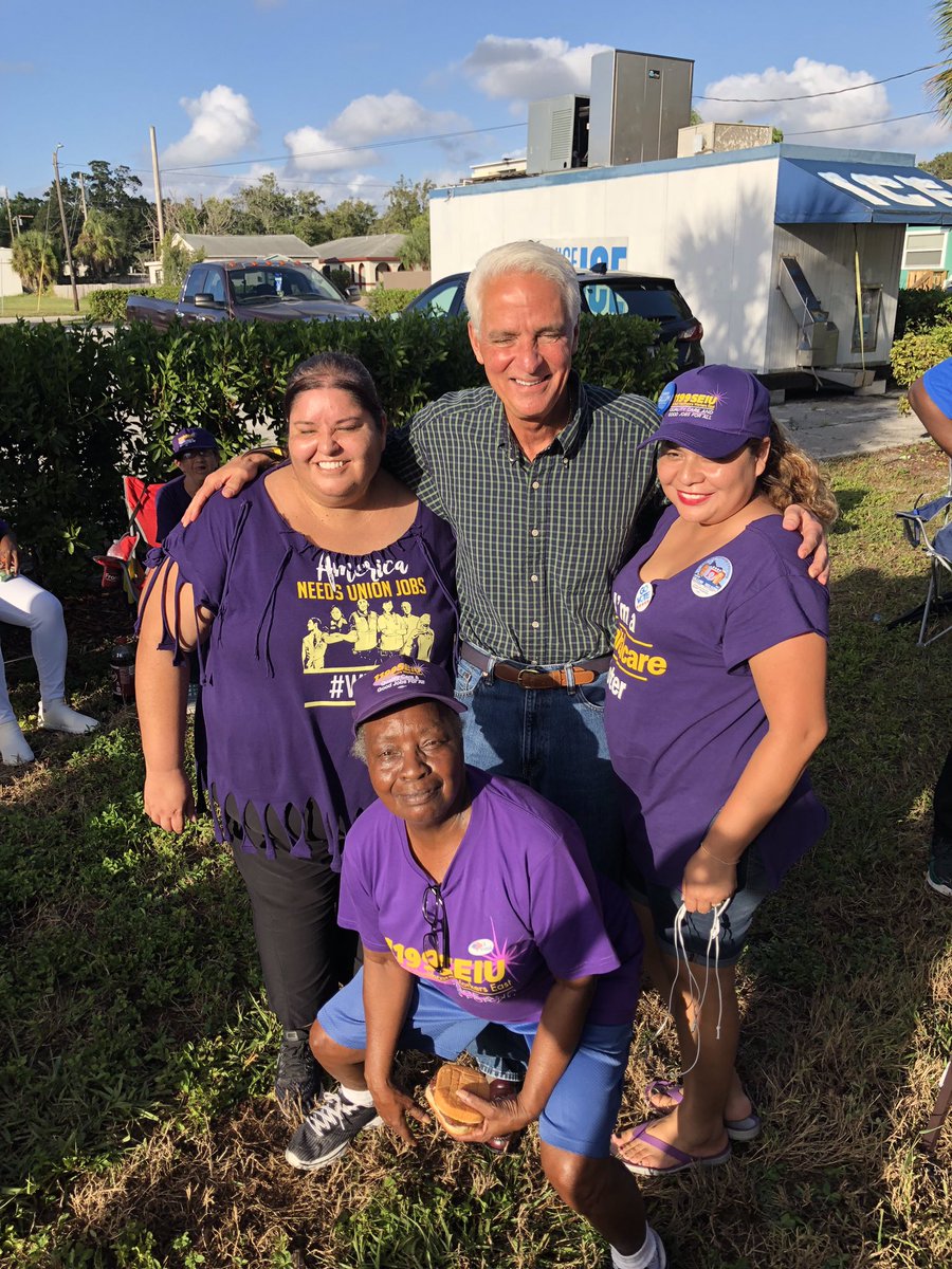 1199SEIUFlorida's tweet photo. Politics was on the menu at our Vote For Freedom Party in St Petersburg. After eating some delicious food, union and community members headed to the polls to vote. #Vote4FreedomFL https://t.co/gIo8QUTkmW