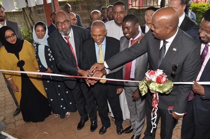 HornD_Arabic's tweet photo. #Somaliland Foreign Minister Dr Saad Ali Shire officially opens Somaliland new Liaison Office in #Kenya. https://t.co/C06BVb7Uyr