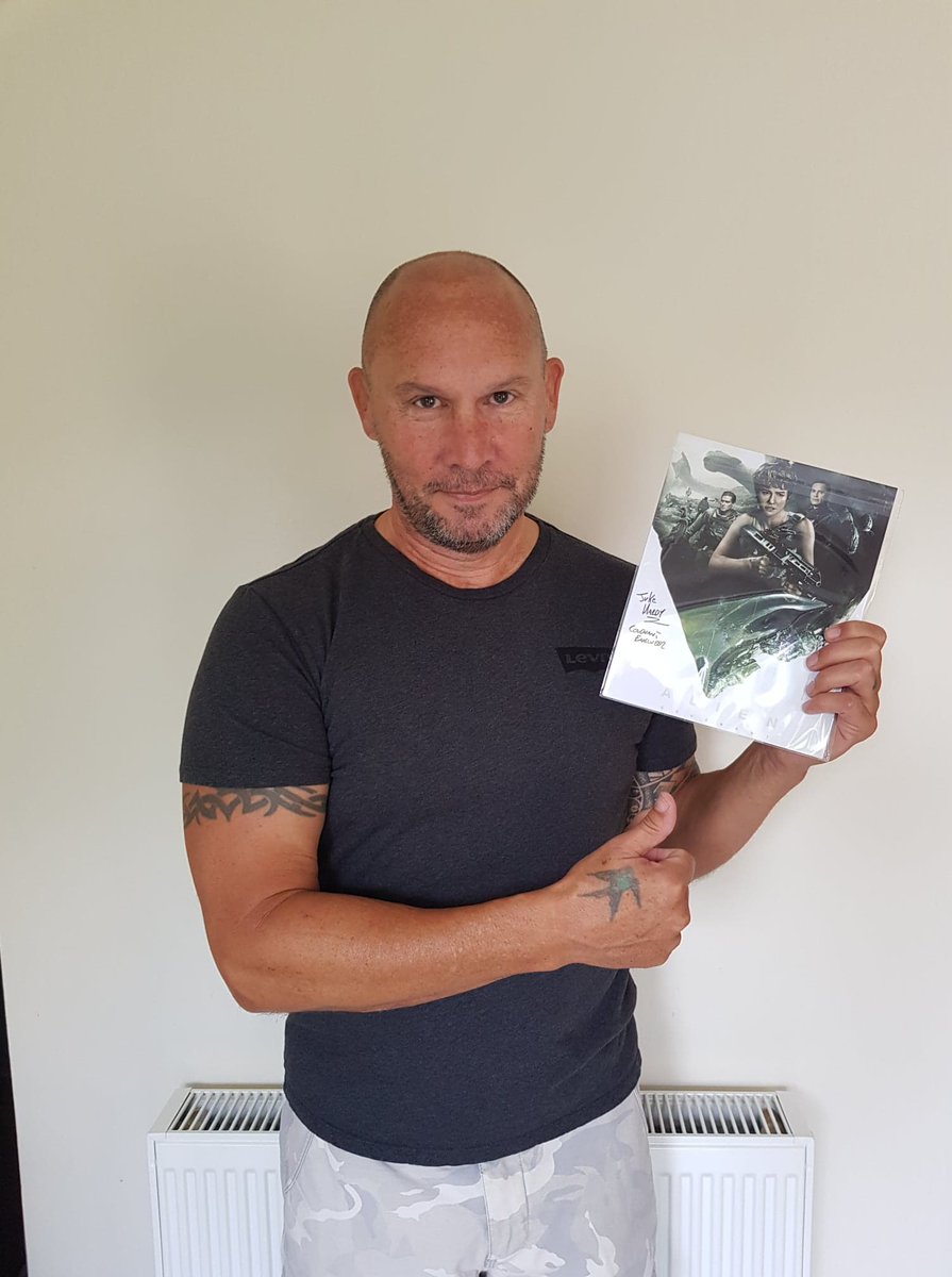 gerald71's tweet image. Alien convenient poster signed which was pretty cool