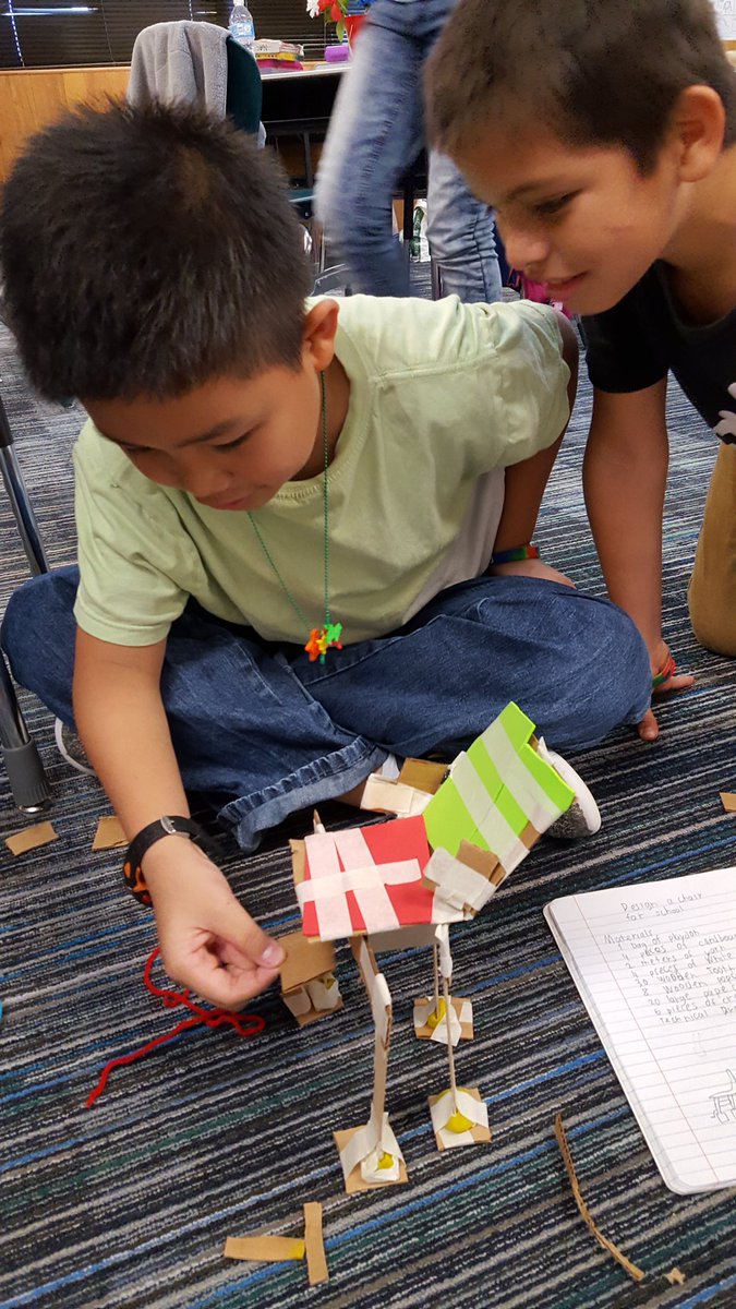 MrsRobbins1's tweet photo. For Day of Design, our NAC scientists designed classroom chairs using materials in our class. They were creative and excited.πβ€@CFISDScience
@cfisdcia
@CFISDLieder @Ayersmaureen #LeopardsShine
#CFISDspirit
@CFISDELs
#CFISDdayofdesign https://t.co/6liRLE9H4f