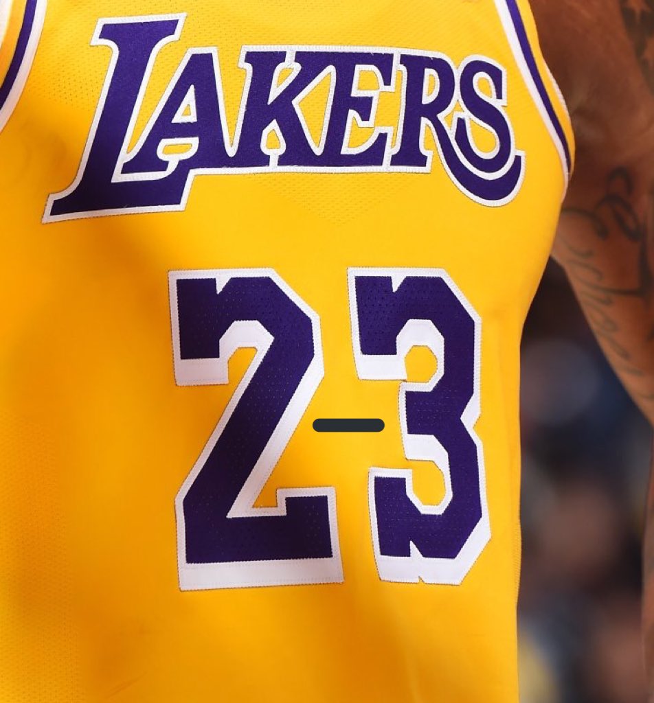 current lakers jersey