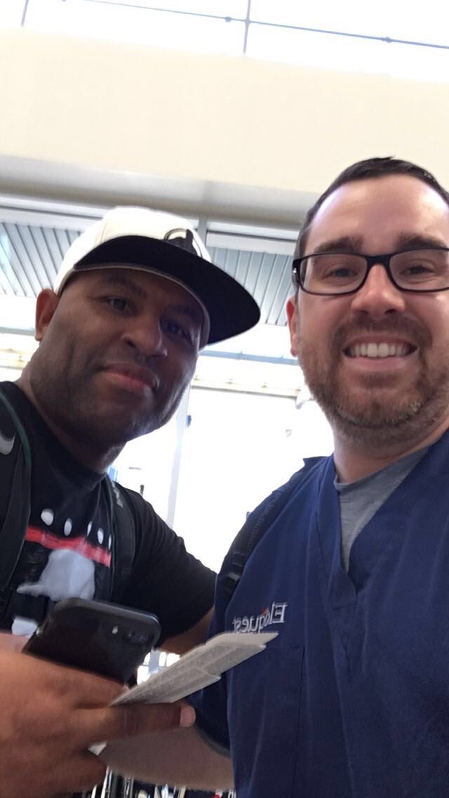 potter316's tweet photo. Ran into the legend @Ericthomasbtc about a year plus ago... didn’t even get the chance to thank him bc I hadnt fully accepted the message or even considered the process yet #thanksET https://t.co/y4qLAWWzTf