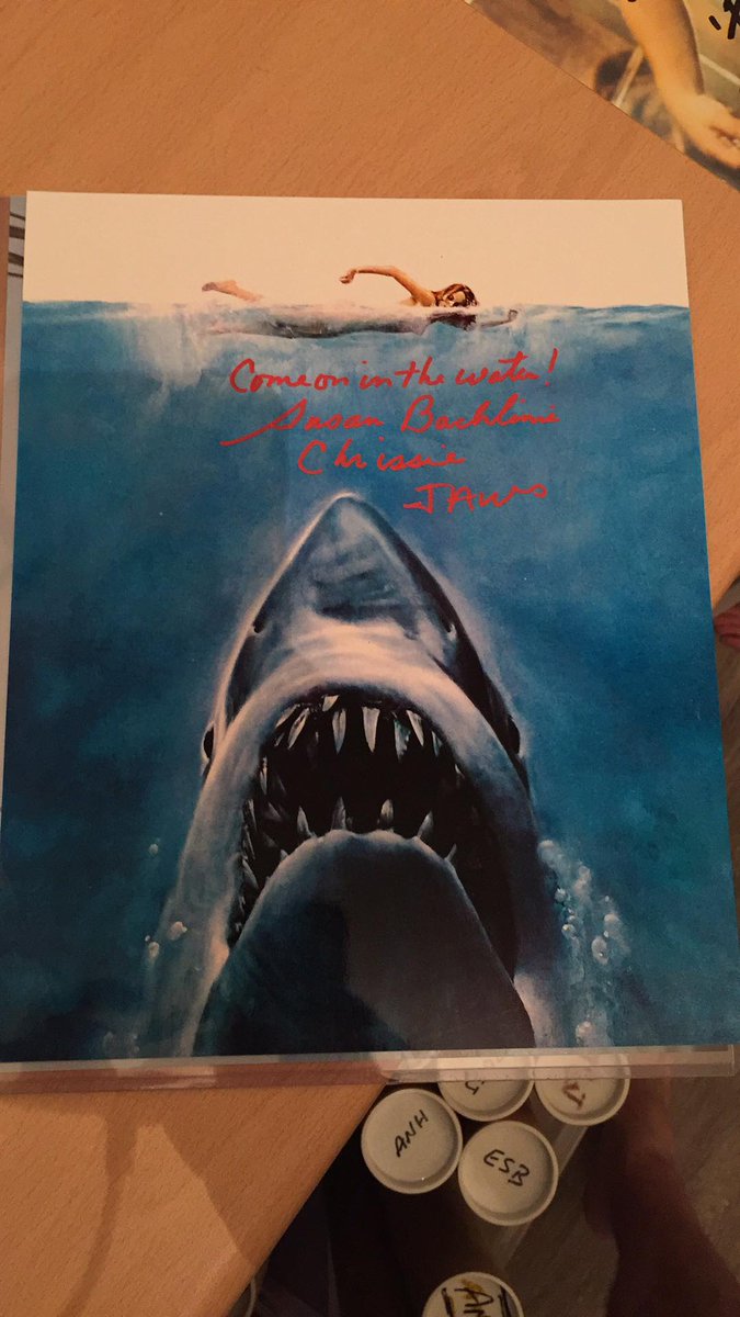 gerald71's tweet image. Jaws Autograph photo