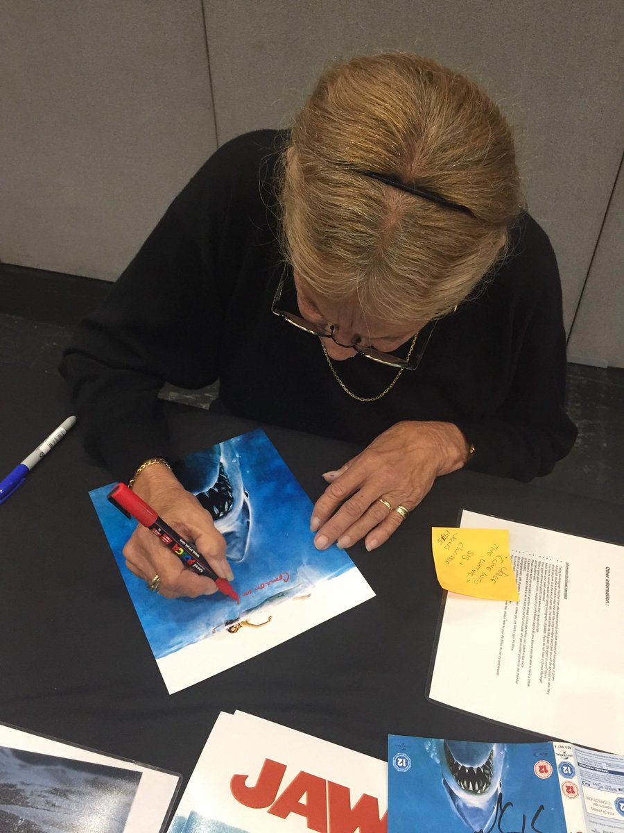 gerald71's tweet image. Jaws Autograph photo