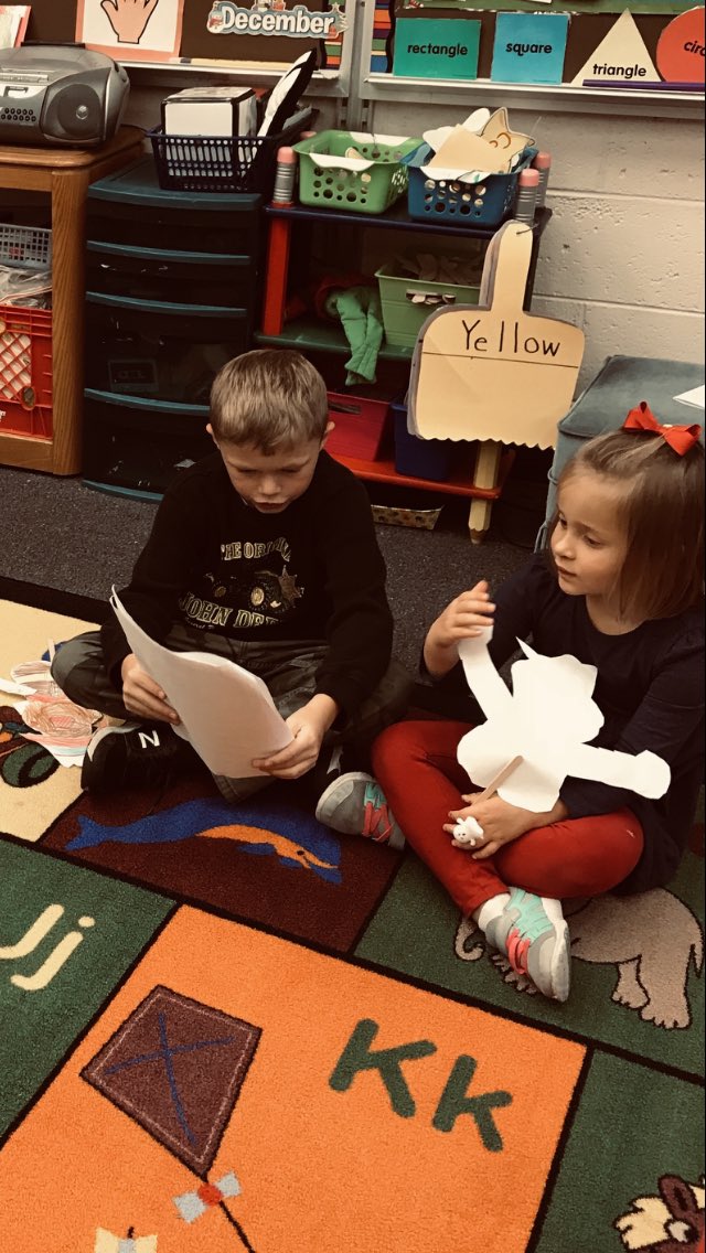 LucyDoherty10's tweet photo. Our pre-K class enjoyed having Ms. Milutin’s 2nd graders share their writing with us today!  Thanks for being such great role models for us!@debgirl21 #writingcelebrations  
#WeAreWorcester https://t.co/jhU04FAQru