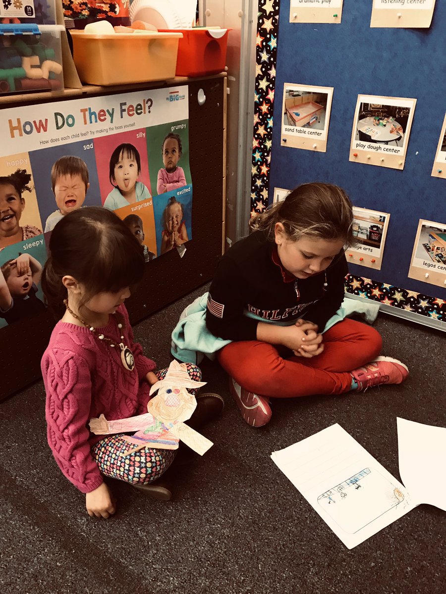 LucyDoherty10's tweet photo. Our pre-K class enjoyed having Ms. Milutin’s 2nd graders share their writing with us today!  Thanks for being such great role models for us!@debgirl21 #writingcelebrations  
#WeAreWorcester https://t.co/jhU04FAQru