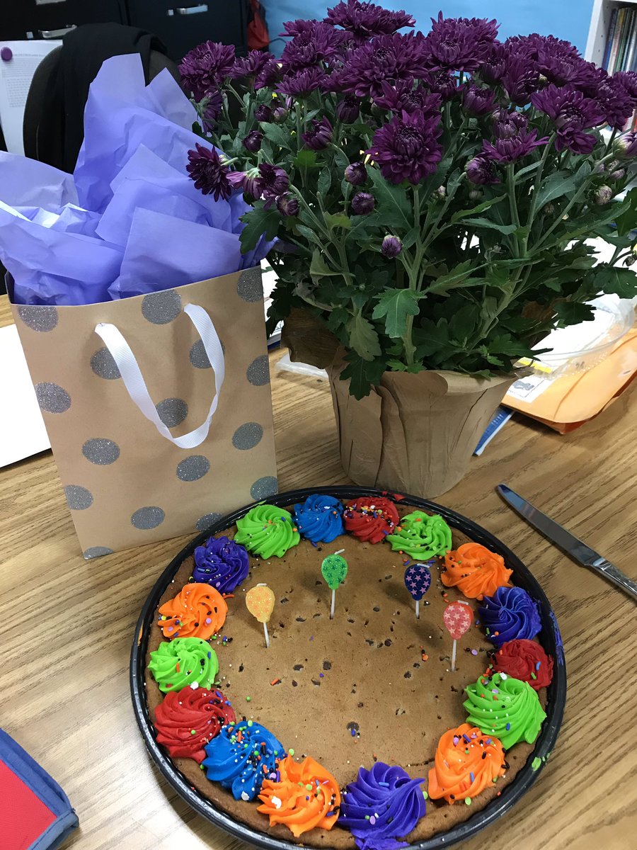 michele_radler's tweet photo. I want to say “thank you” to my kids and their parents. They stretched my birthday celebration over two days and made me feel so special on both days! Thank you! 💕 #sweetclass @NPERockets https://t.co/2jf34yaSE5