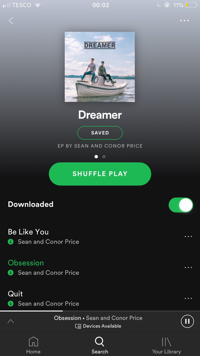 seanxcon's tweet photo. DREAMER IS OUT RNN GO LISTEN TO IT PEOPLEEEE🤩🤩🤩 @sean_conorprice SO PROUD OF YOUS❤️ https://t.co/vtOVDIXO55