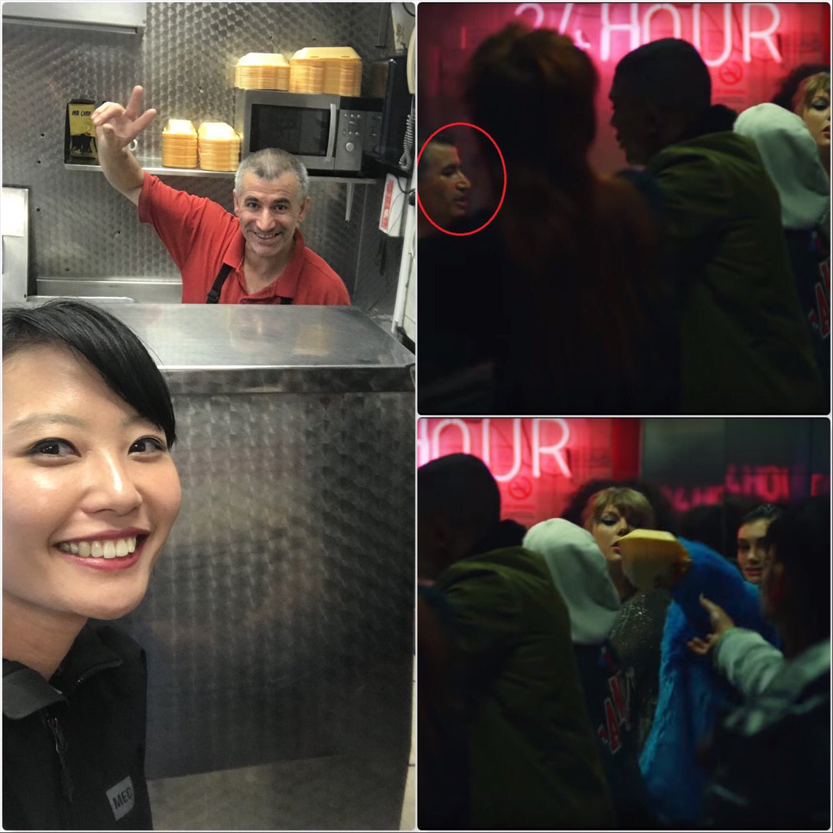 yukitheswiftie's tweet photo. My visit to #KentishDelight, the kebab shop in @taylorswift13’s #EndGameVideo, was A REAL DELIGHT 😆! The Middle Eastern owner is a really sweet man, proud of his split-second appearance 😍 He showed me a 5am selfie Taylor took of them (SUPER CUTE) & his kebabs are DELISH! ♥️ https://t.co/RBIaLN8pSI