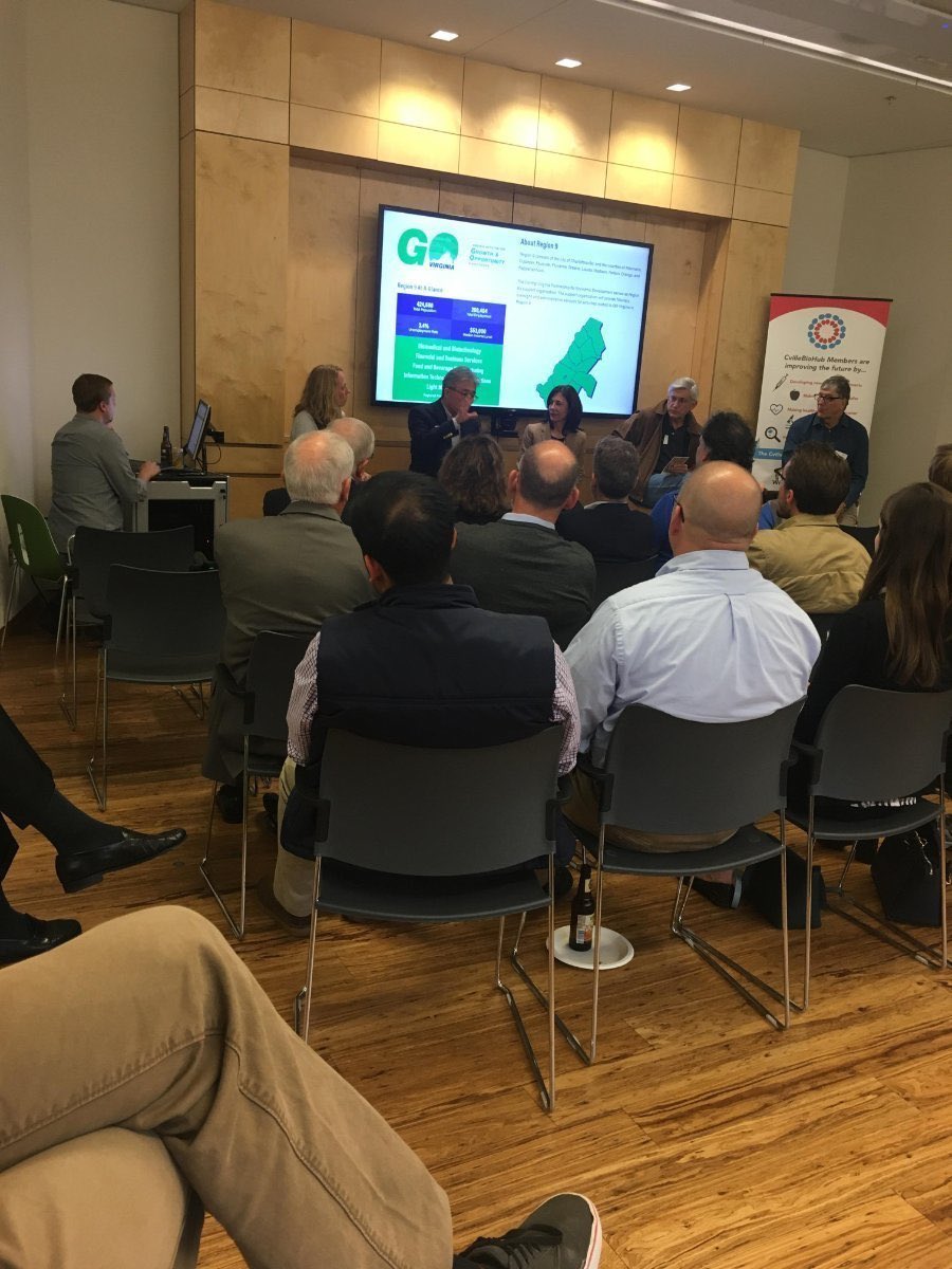 Enjoyed being on the panel for the CvilleBioHub GO Va  project kickoff!
